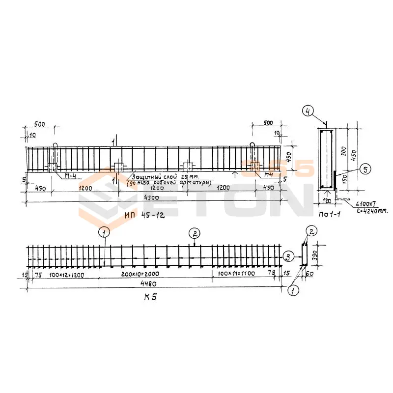Перемычки Серия 86 и 85 ИП 45-12