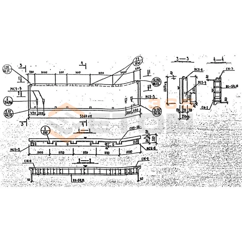 Панели наружных стен Серия 1.232 КЛ-2 НР 1-54-12-35 (1.232 КЛ-2)