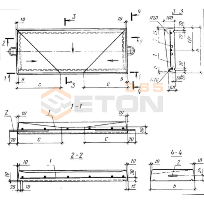 Плиты парапетные ГОСТ 6786-80 и Серия 1.438-1 ПП 10-1