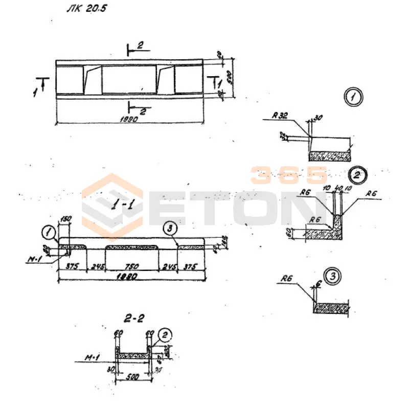 Лотки кабельных каналов Серия 4.407-267 ЛК 20-5 (4.407-267)