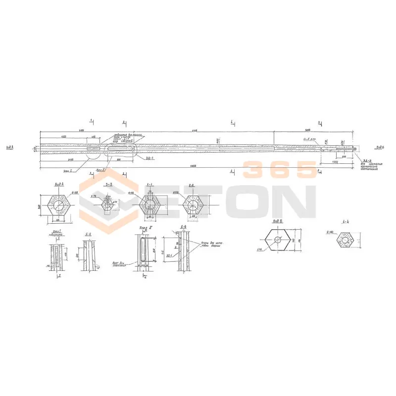 Стойки Серия 3.507 КЛ-10 СВ 1,2-10 II