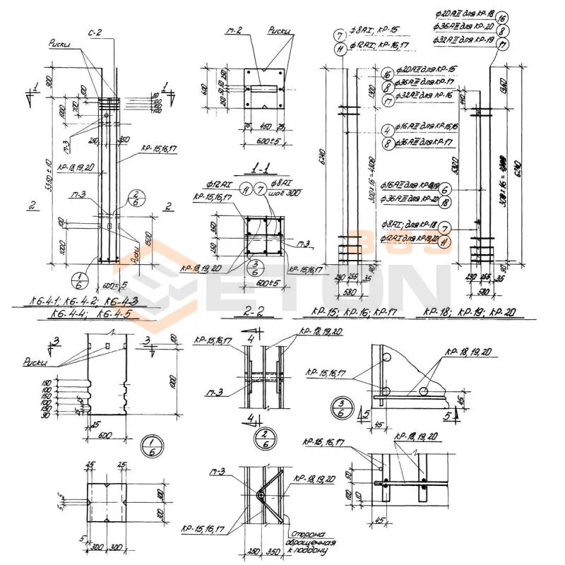 Колонны Серия ИС 01-09 К 6-4-4
