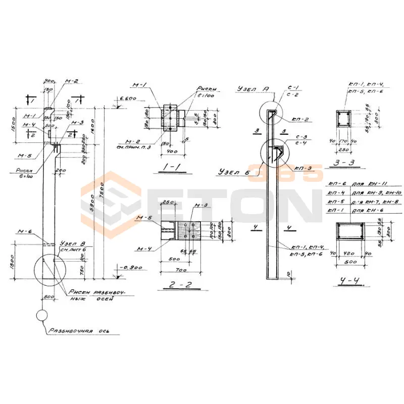 Колонны Серия 1.423-2 КН 10