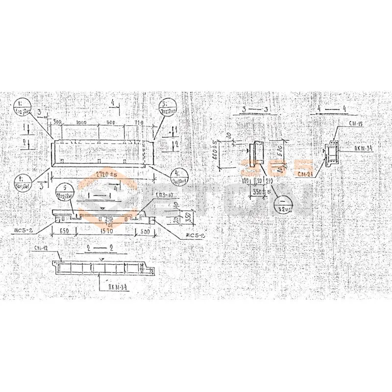 Панели наружных стен Серия 1.232 КЛ-2 НР 2-27-6-35 м (1.232 КЛ-2)