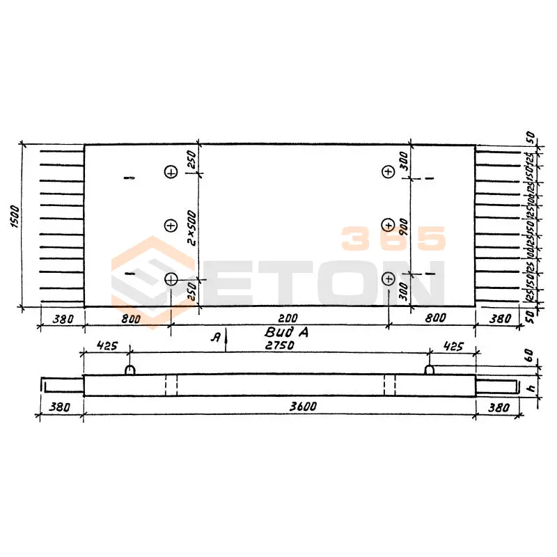 Плиты Серия 3.503.1-67 1П 15