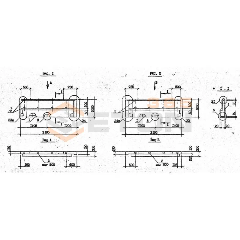 Панели наружных стен Серия 1.090.1-2с 2ПСП 32-10-3 пс9 (1.090.1-2с)