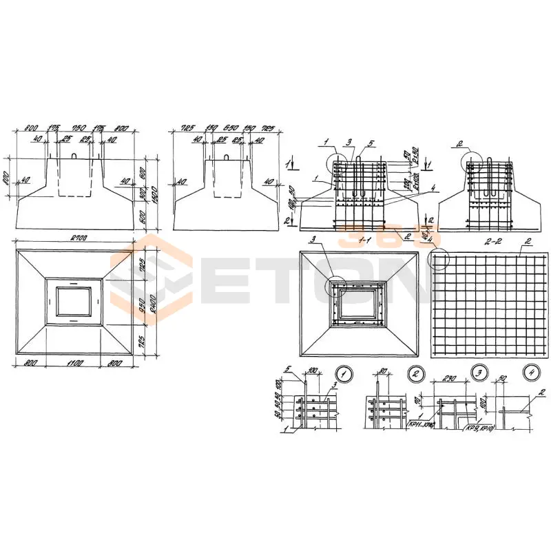 Ростверки Серия 1.411.1-4 52Ф 6-1 (1.411.1-4)