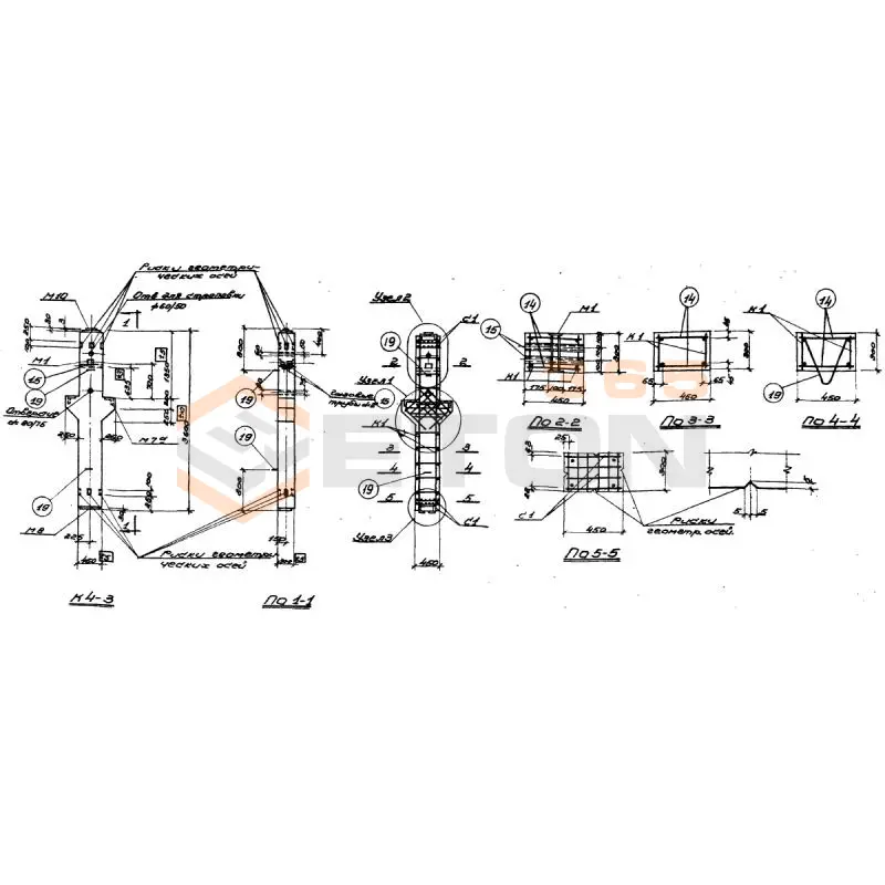 Колонны Серия ИИ 62 К 4-3 (ИИ 62)