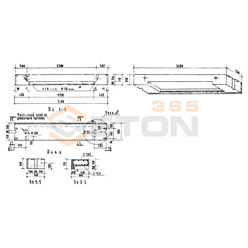 Блоки перемычные Серия ИИ 03-05 НМК 22-6