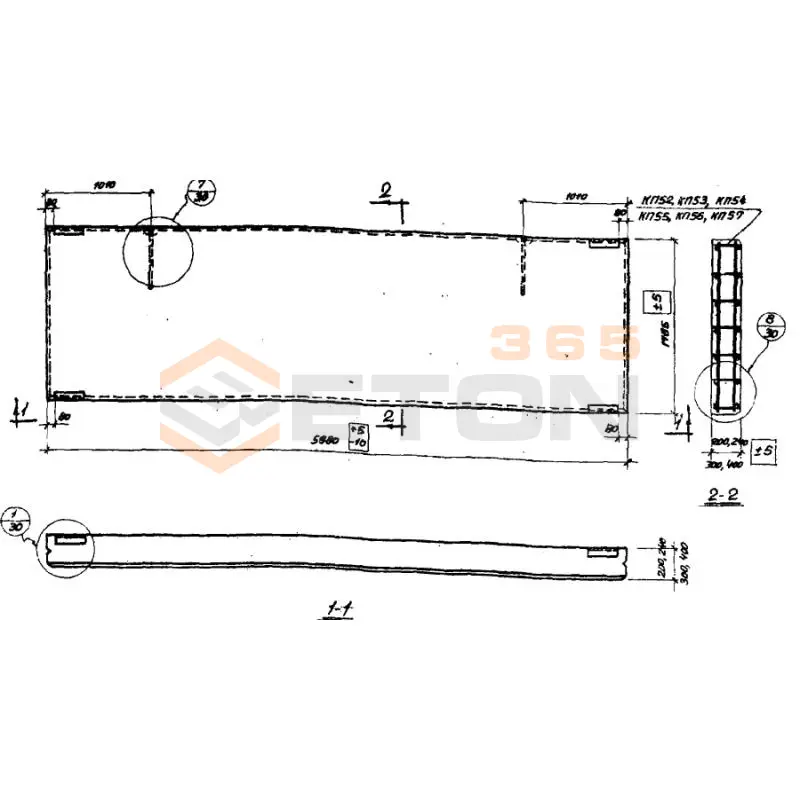 Панели стеновые Серия СТ 02-31 ПСЯ 24-2-1,8-6 (СТ 02-31)