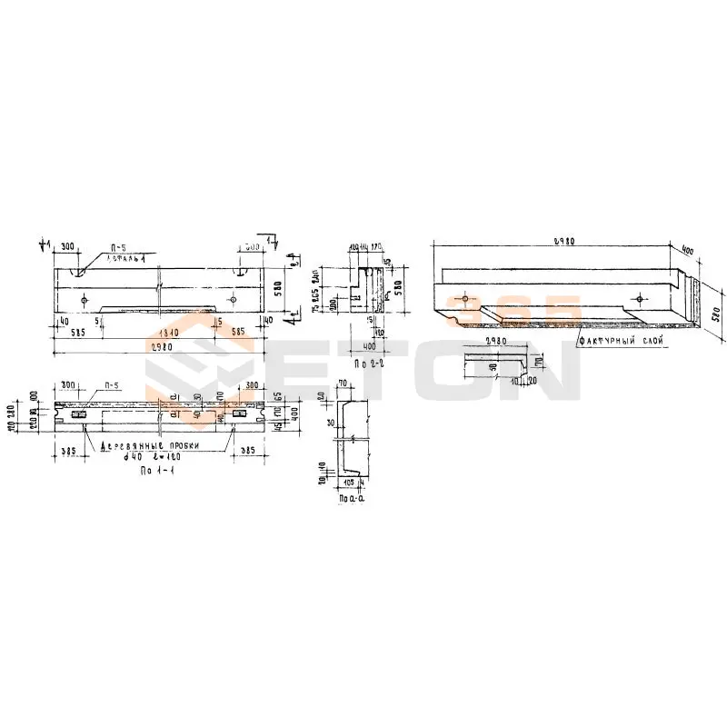 Блоки Серия 1.133-1 НБ 30-6-4 п