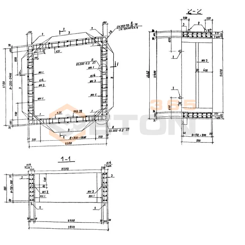 Блоки Серия 03.005-6 БВС IV 2,2-2,4