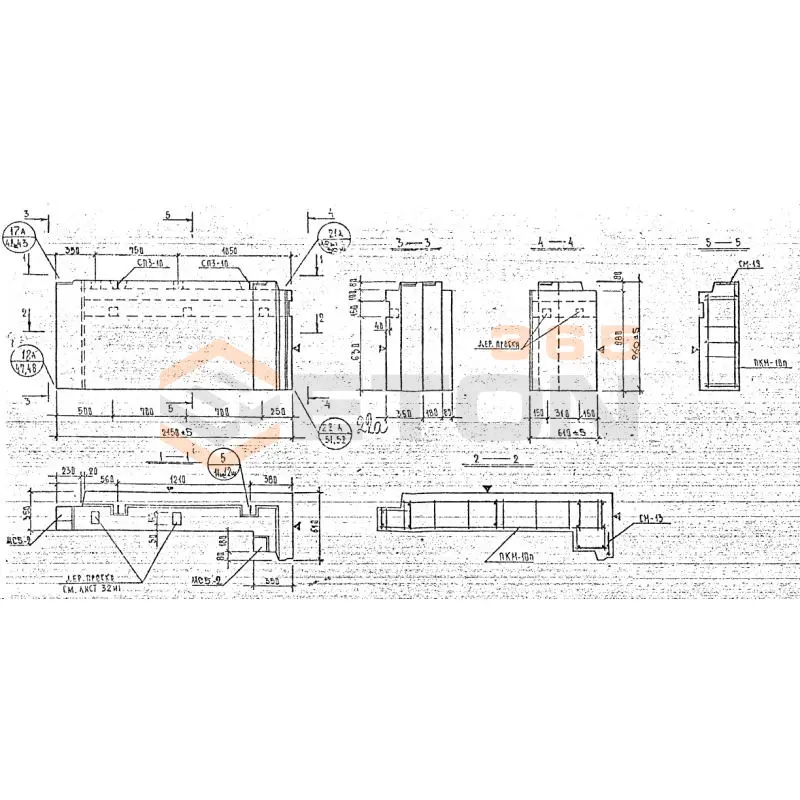 Панели наружных стен Серия 1.232 КЛ-2 НР 6-22-9-35 п (1.232 КЛ-2)