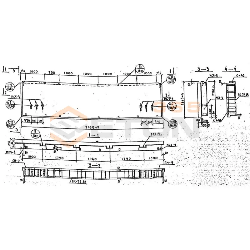 Панели наружных стен Серия 1.232 КЛ-2 НР 1-72-18-35 (1.232 КЛ-2)