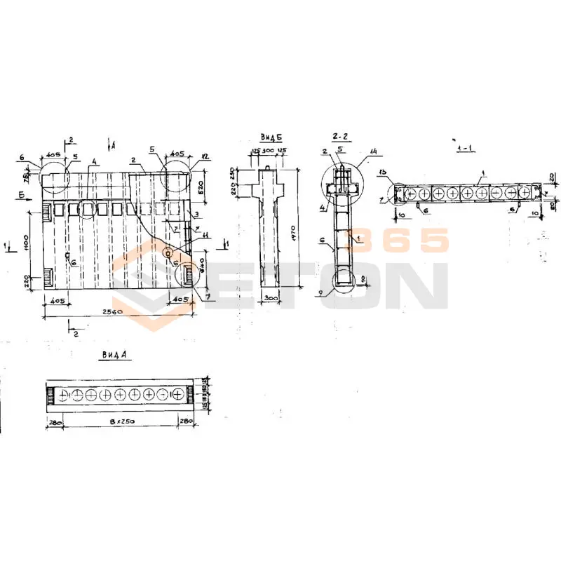 Вентблоки-диафрагмы жесткости Серия 1.034.1-1/90 2ВД 20-26-30
