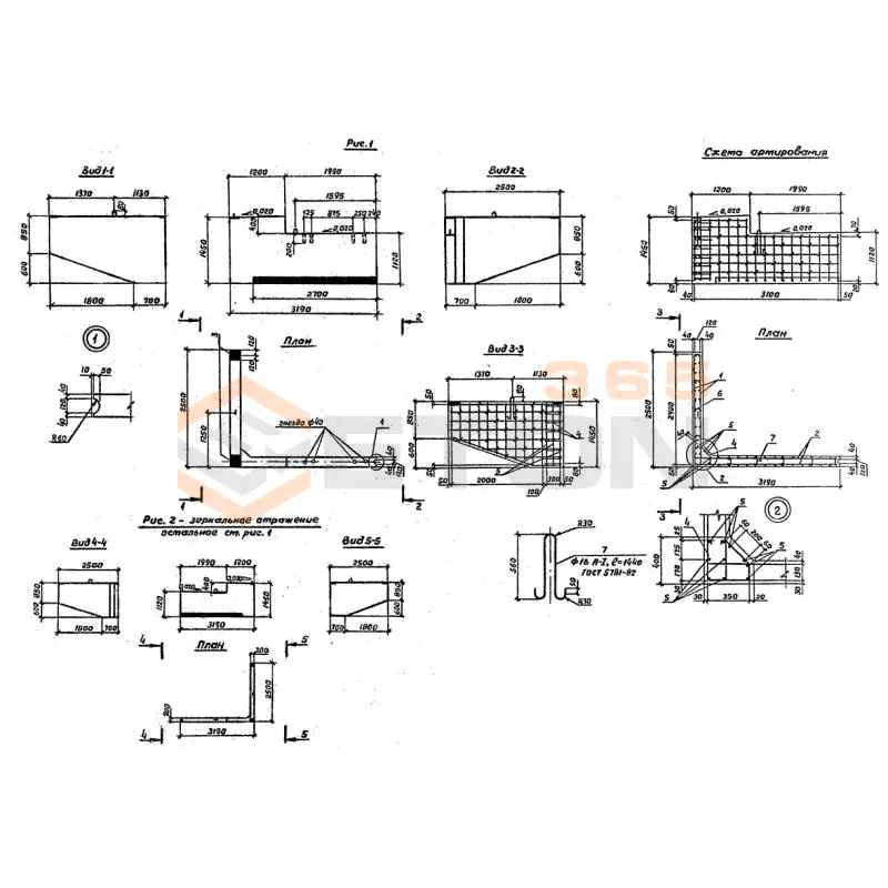 Блоки шкафных стенок Серия 3.503.1-79 БШ 32-3-1