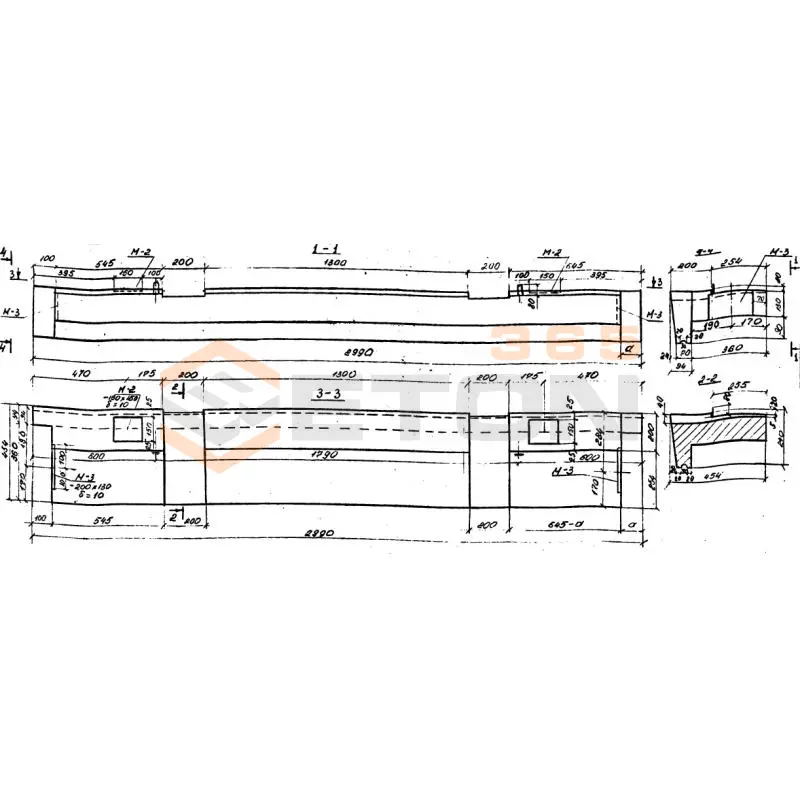 Блоки карнизные ИНВ 28900м Б (ИНВ 28900м)