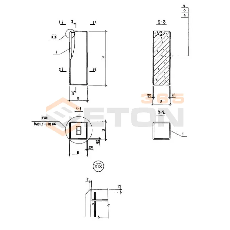 Блоки угловые Шифр 1481 УБ 12-44 (Шифр 1481)