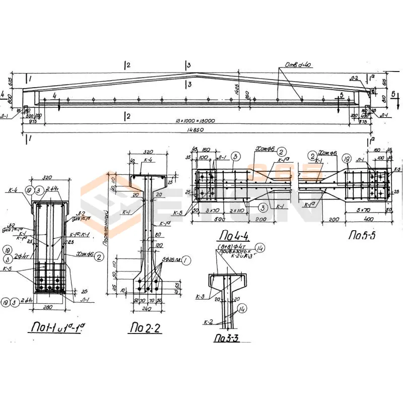Балки Серия ПК 01-06 Б 6-15-3