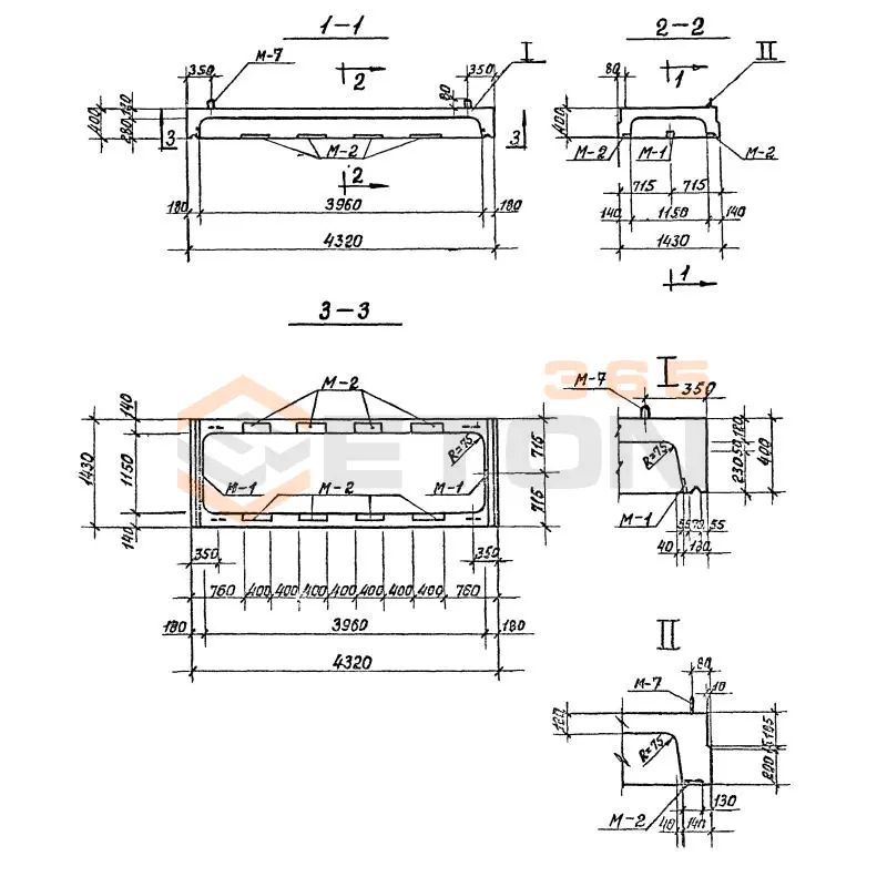 Блоки камер Серия 3.903 КЛ-13 ВБК 4,0-1