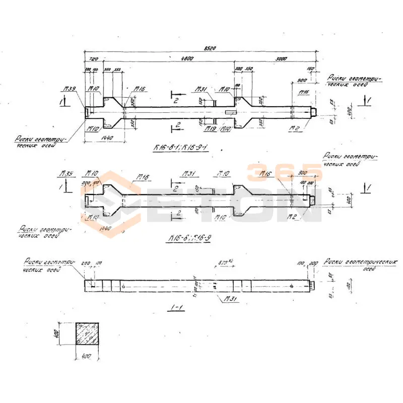 Колонны Серия 1.420-6 К 16-8-1
