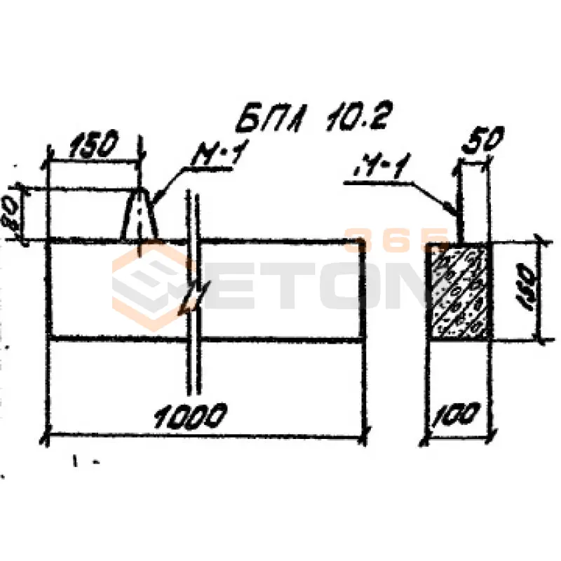 Бруски кабельных каналов Серия 4.407-267 БПЛ 10-2 (4.407-267)
