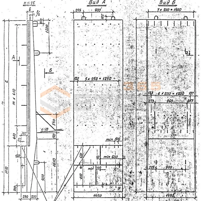 Блоки набережных Серия 3.507 КЛ-4 ВГ 46-15