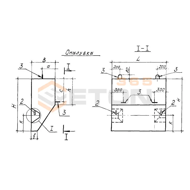 Утяжелители сборные железобетонные охватывающего типа Проект 10156и УБОм 1420-12