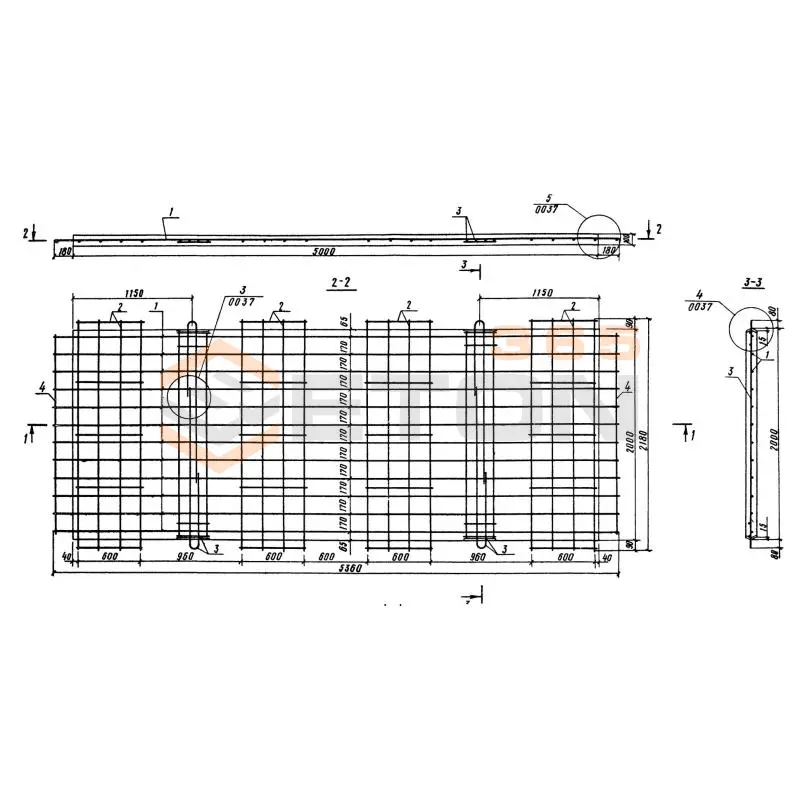 Плиты Серия 3.820.1-70 (3.820.1-32, 3.820-11) НПВ 50-20-1