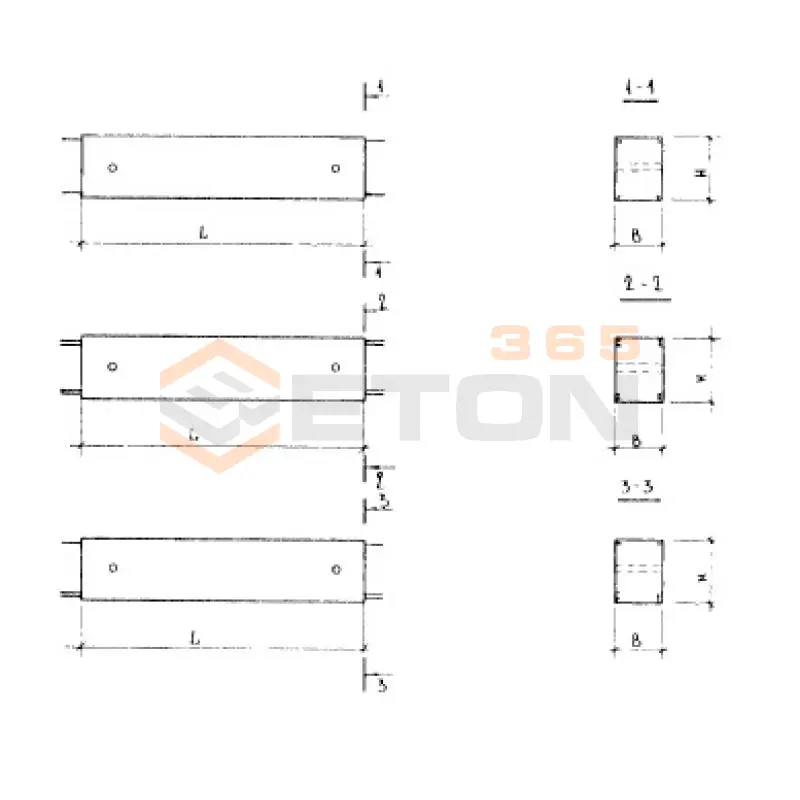 Балки фундаментные Серия 1.110.1-1п БФ 48-3,0-4,5-16 т