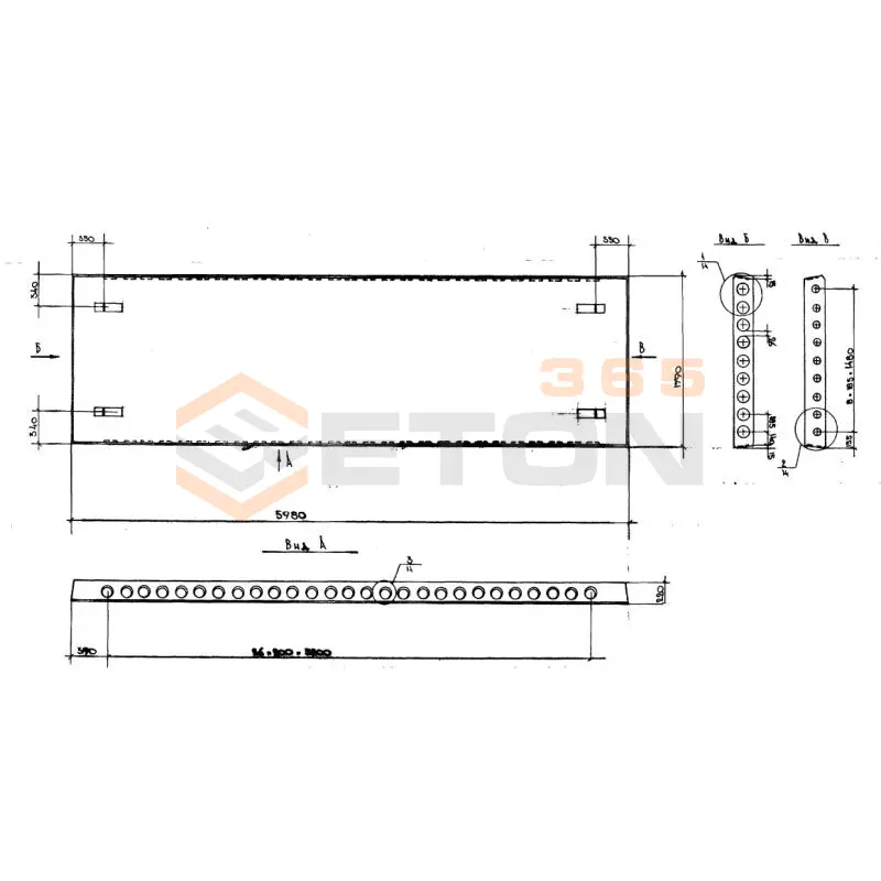 Плиты перекрытия многопустотные Серия 1.141.1 КЛ-3 ПК 60-18-8 АтVт