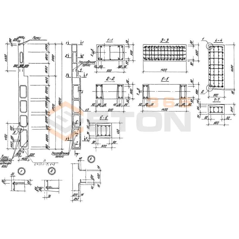 Колонны Серия 1.427.1-7 2КДФ 156-4 (1.427.1-7)