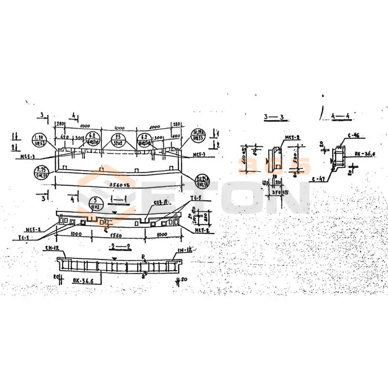 Панели наружных стен Серия 1.232 КЛ-2 НР 1-36-6-35 (1.232 КЛ-2)
