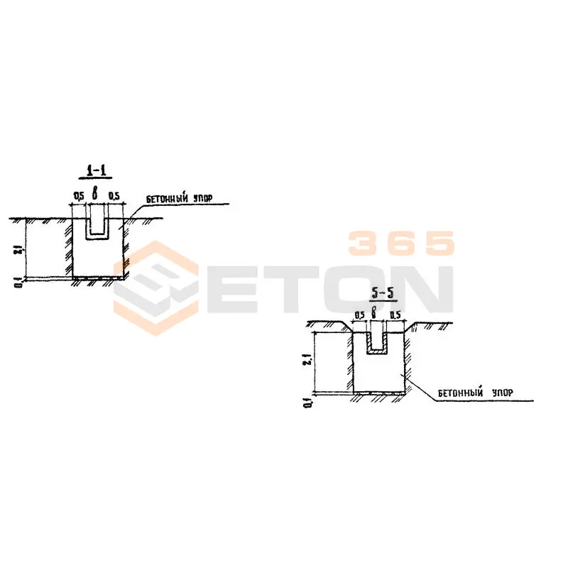 Блоки упора ТПР 503-09-7.84 Упор 2