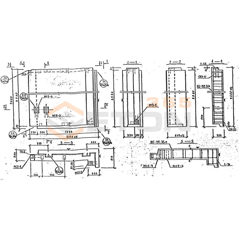 Панели наружных стен Серия 1.232 КЛ-2 НР 3-22-36-35 п (1.232 КЛ-2)