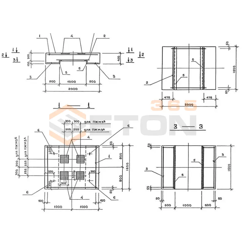 Подножники Серия 3.407.9-180 ПЖМ 3 б