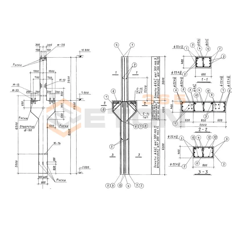 Колонны Серия КЭ 01-49 КП 6-139