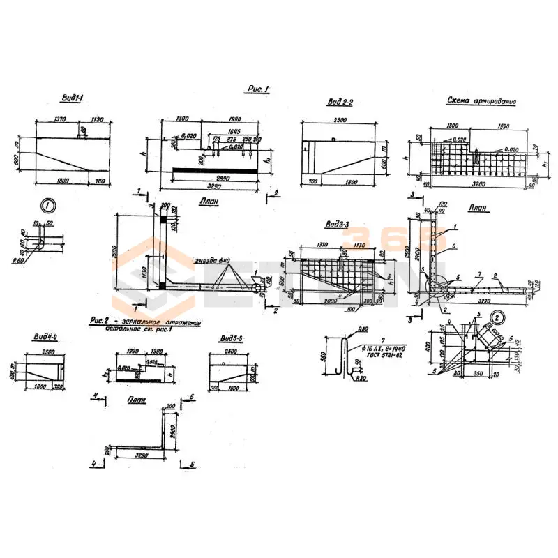 Блоки шкафных стенок Серия 3.503.1-79 БШ 33-1-1