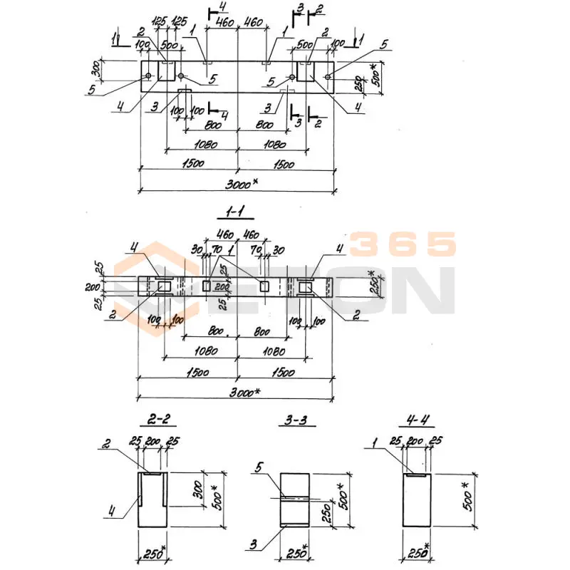 Траверсы Серия 3.016.1-17.93 Т 1