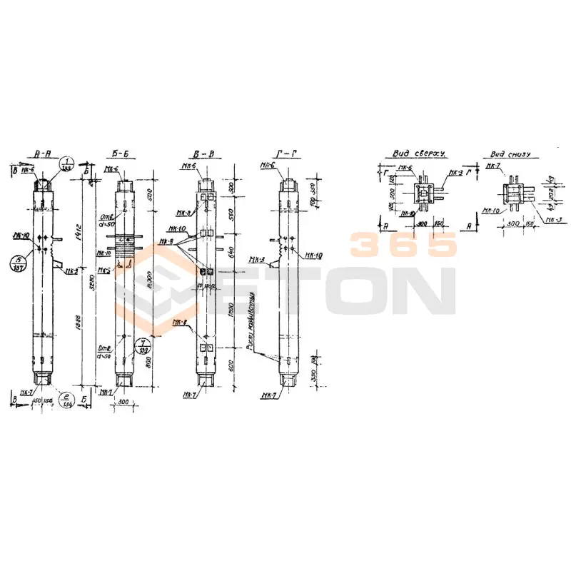 Колонны Серия ИИС 04-2 СКН 2-20-33-3 (ИИС 04-2)