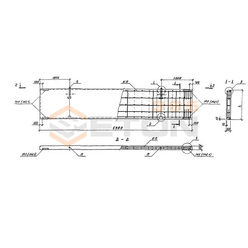 Панели стеновые Серия 1.432.1-34.94 ПС 60-12-1-2,65