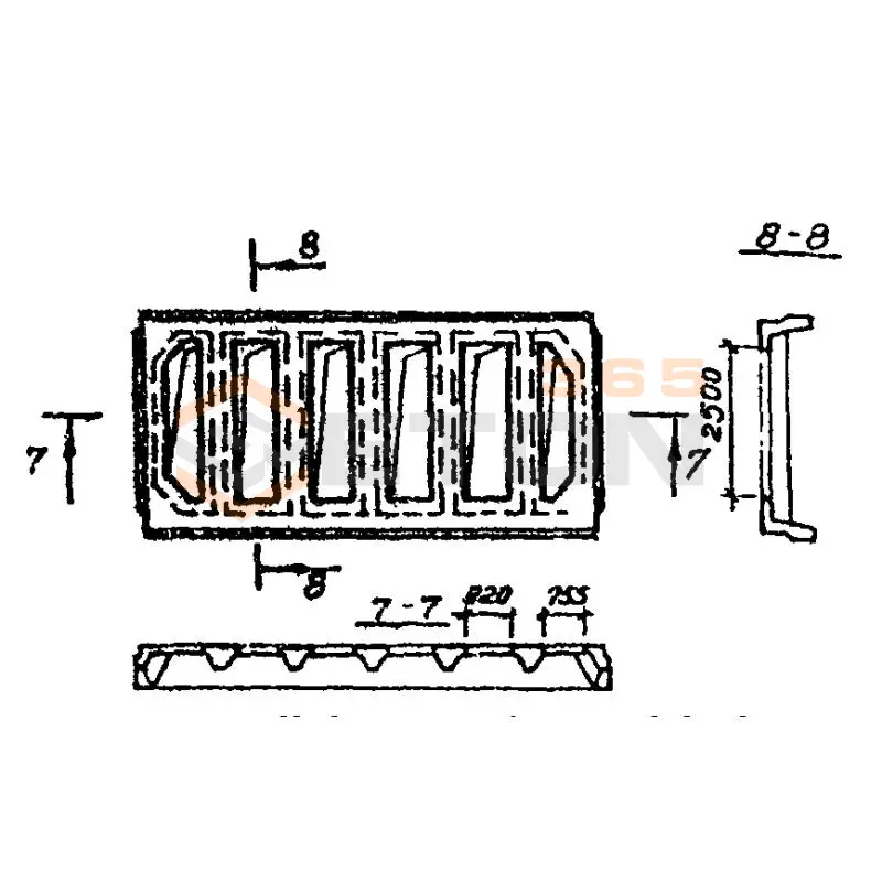 Плиты ребристые Серия 1.465.1-17 3ПЛ 6-4 АтIVс