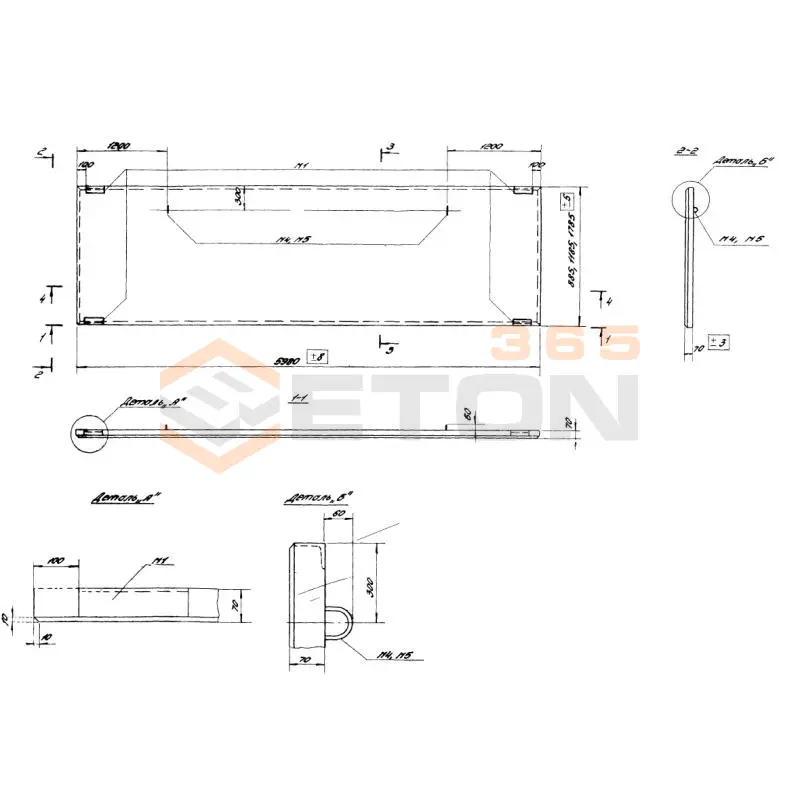 Панели стеновые Серия 1.432-10 ПСЛН АV 1,2-6-121 (1.432-10)