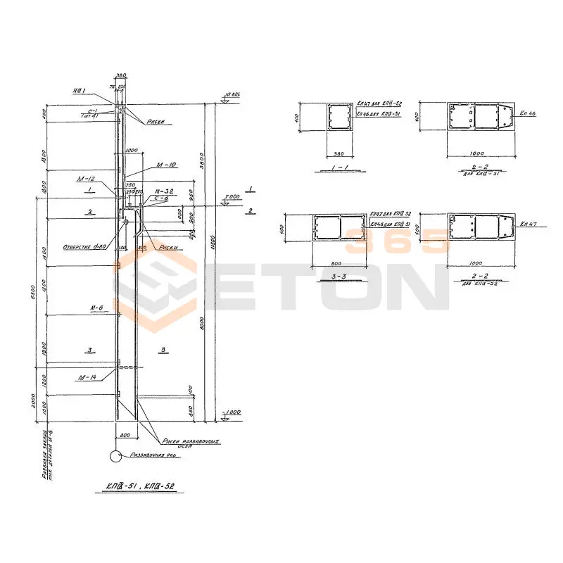 Колонны Серия КЭ 01-49 КП 9-51