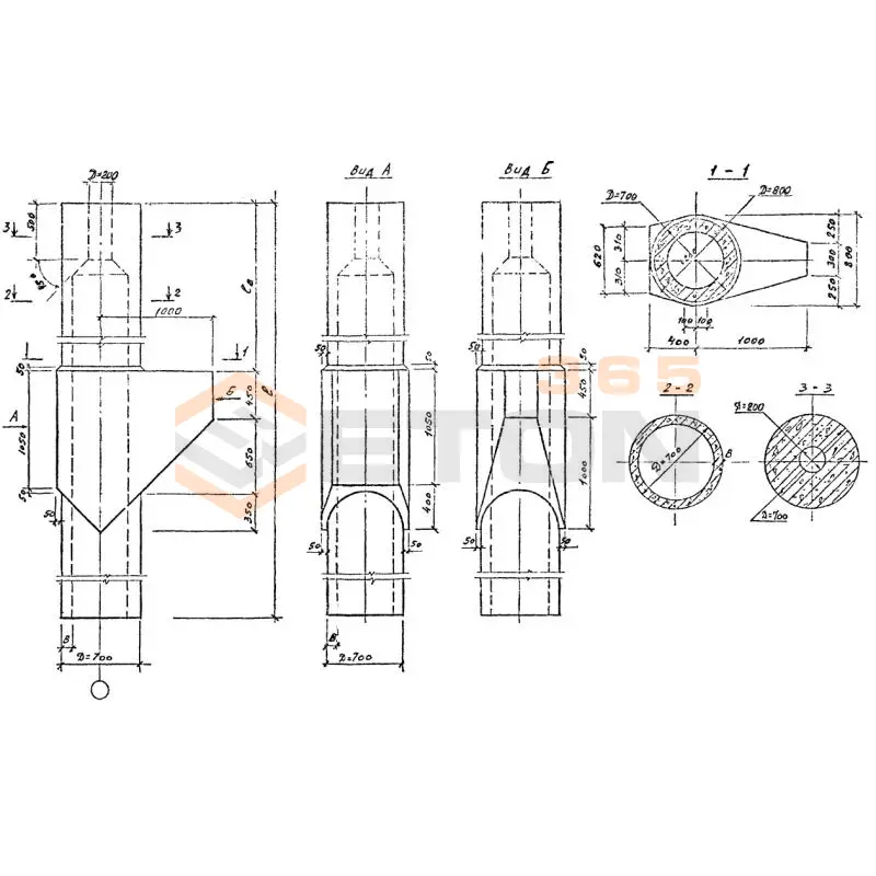 Колонны Шифр Э 1708/1 2КК 96-8-2,1 (Шифр Э 1708/1)