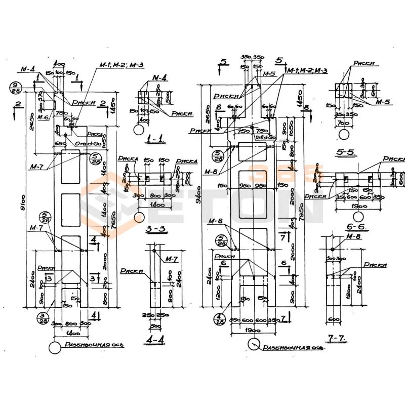 Колонны Серия ИС 01-08/67 КДЭ 1-3-5