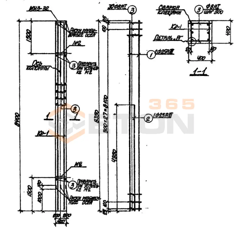 Колонны Серия 3.015-2 К 5-2 (3.015-2)