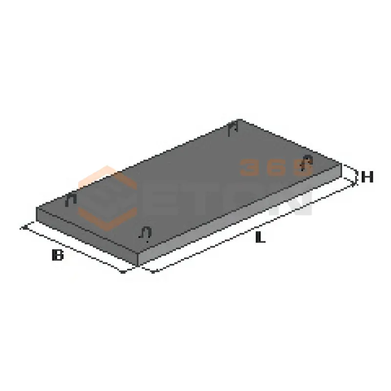 Плиты перекрытия Серия 111, Серия 71151с, Альбом РС 5157-92, р.ч. РК-23031 БЖ 2