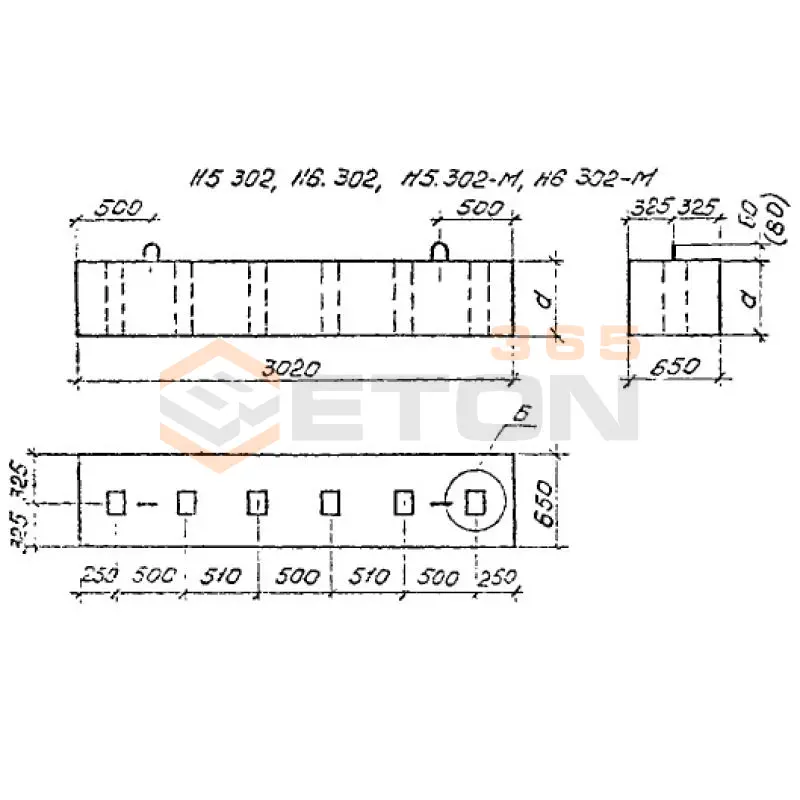 Блоки насадок Н серия 3.501.1-179.94 (3.501-107) Н 6-302 м