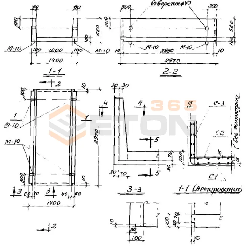 Лотки Л Серия ИС 01-04 Л 7-3